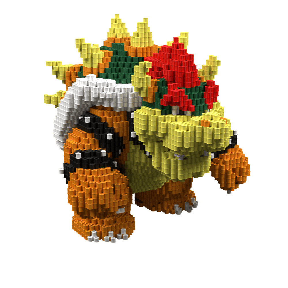 Patrón Bowser Clásico – fusebeads