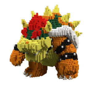 Patrón Bowser Clásico – fusebeads
