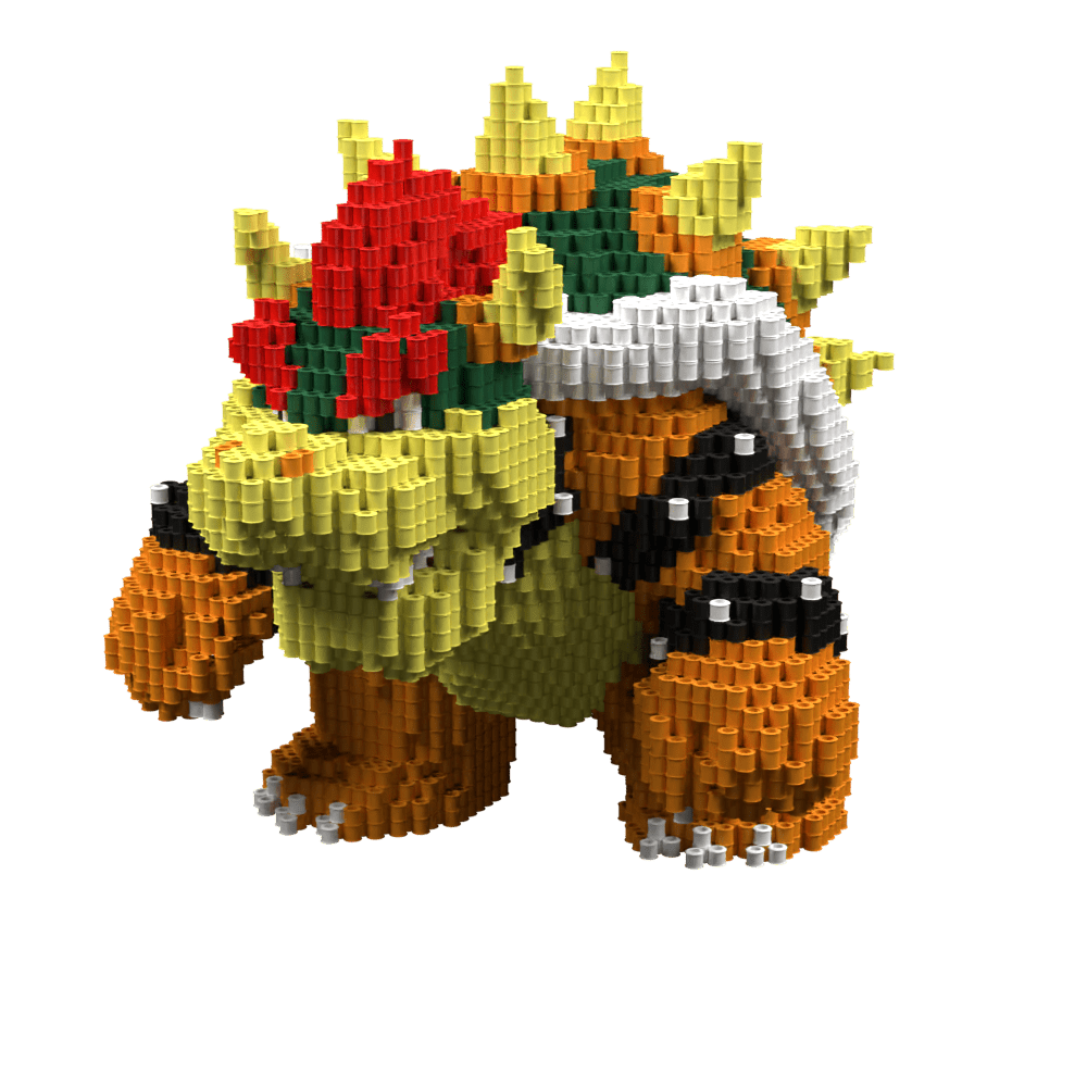 Patrón Bowser Clásico – fusebeads