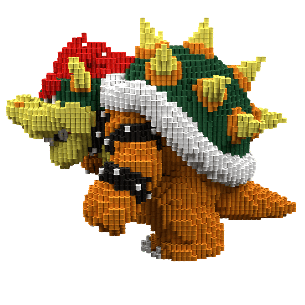 Patrón Bowser Clásico – fusebeads