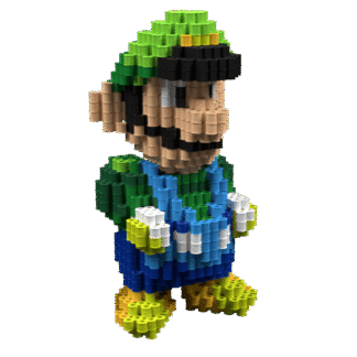 Patrón Luigi – fusebeads