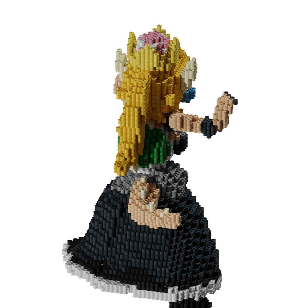 Patrón Bowsette - Nintendo – fusebeads