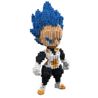 Patrón Vegeta (Dragon Ball) – fusebeads