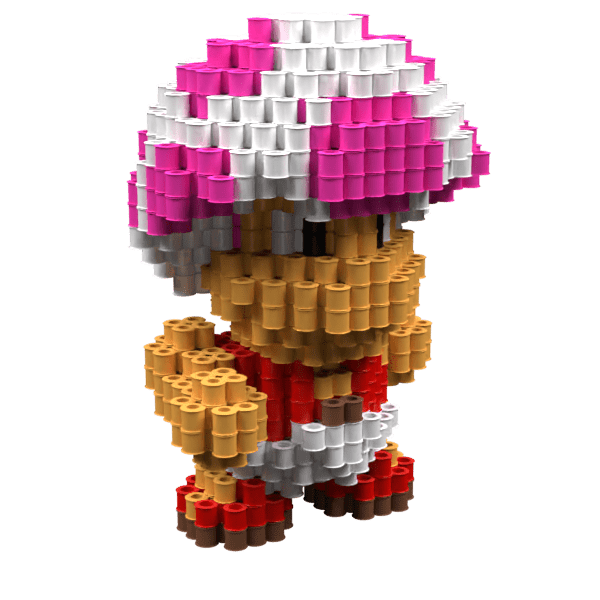 Patrón Toad – fusebeads