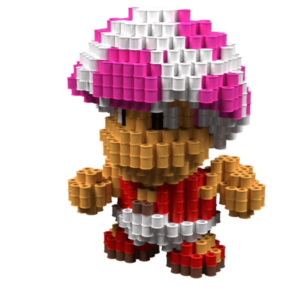Patrón Toad – fusebeads