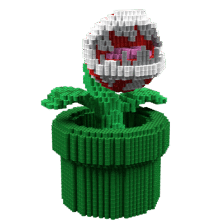 Patrón Planta Piraña – fusebeads
