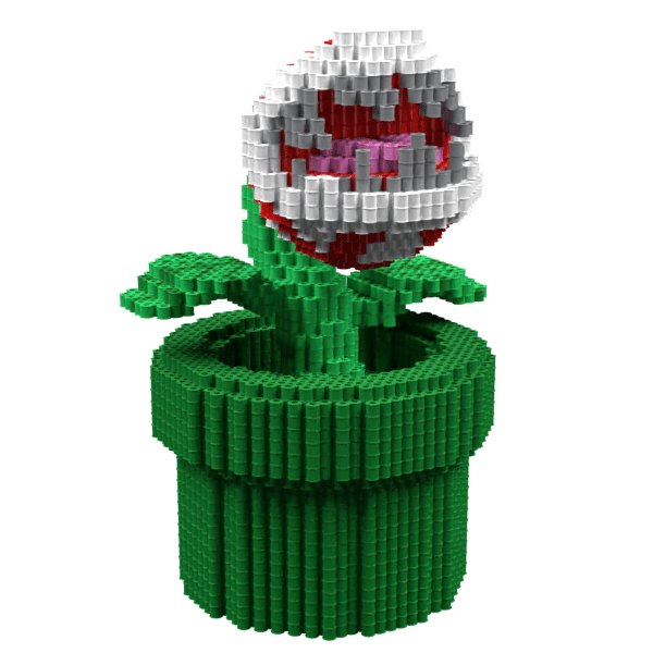 Patrón Planta Piraña – fusebeads