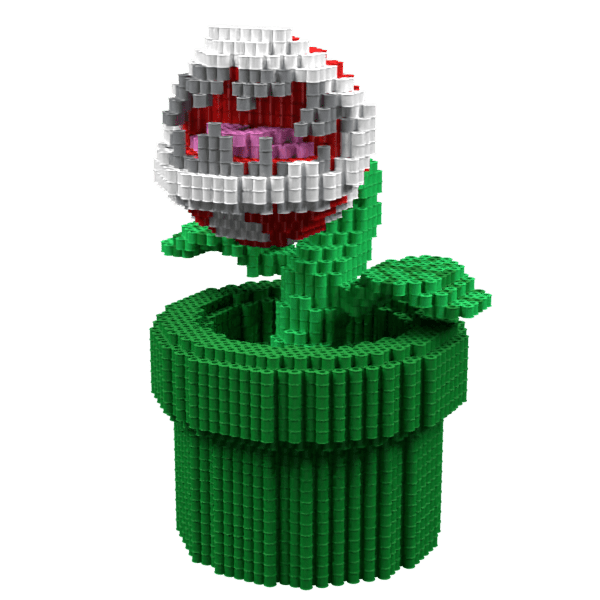 Patrón Planta Piraña – fusebeads