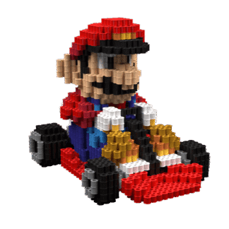 Patrón Mario Kart – fusebeads