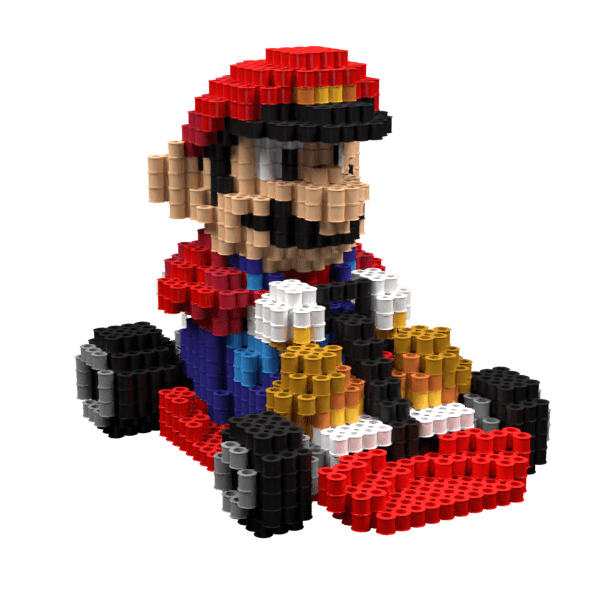 Patrón Mario Kart – fusebeads