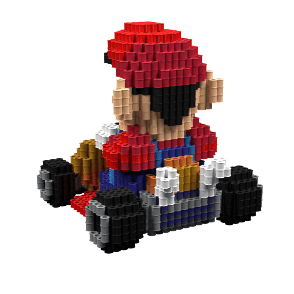 Patrón Mario Kart – fusebeads