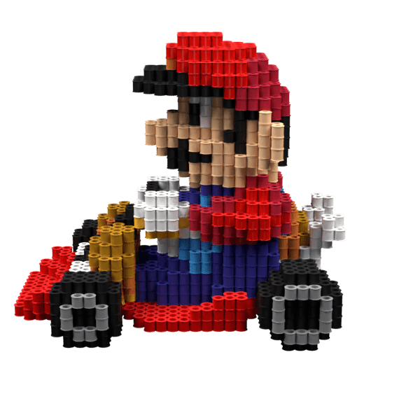 Patrón Mario Kart – fusebeads