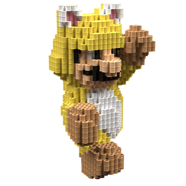 Patrón Mario Gato – fusebeads