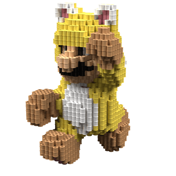 Patrón Mario Gato – fusebeads