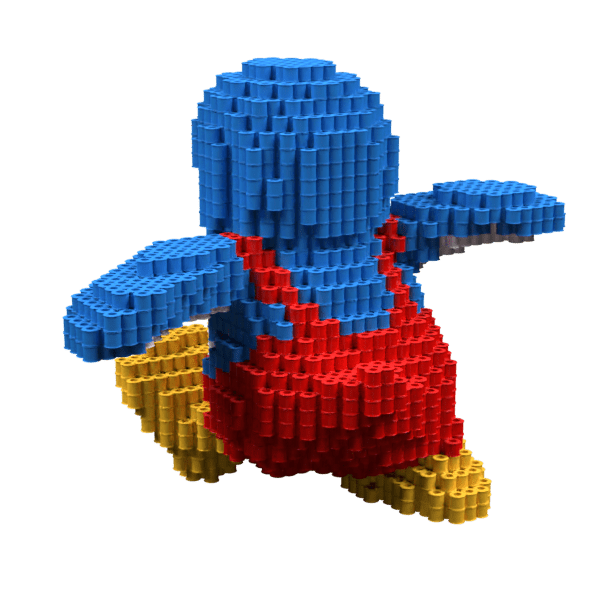 Patrón Mario Pingüino – fusebeads