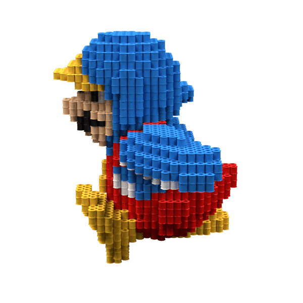 Patrón Mario Pingüino – fusebeads