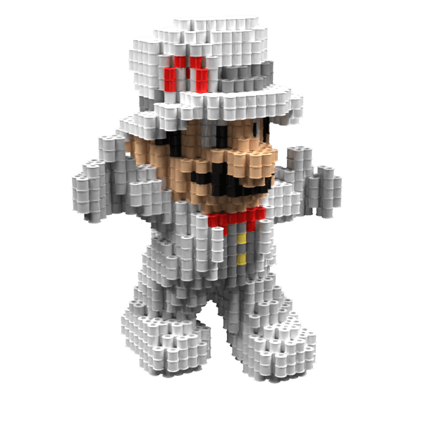 Patrón Mario Tuxedo Boda – fusebeads