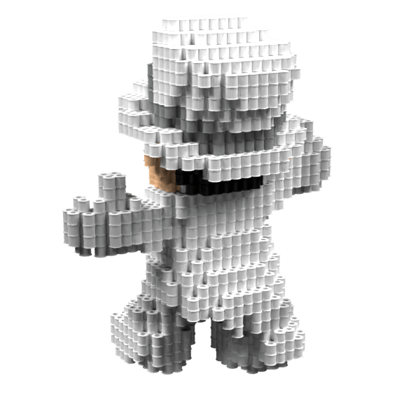 Patrón Mario Tuxedo Boda – fusebeads