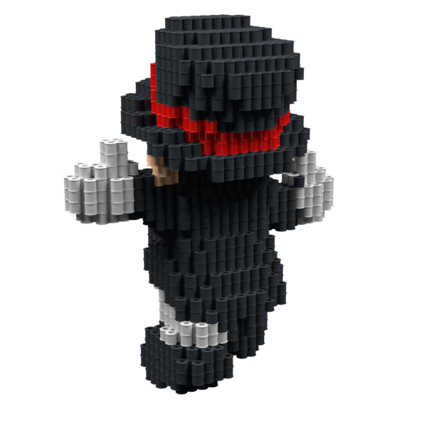 Patrón Mario Tuxedo – fusebeads