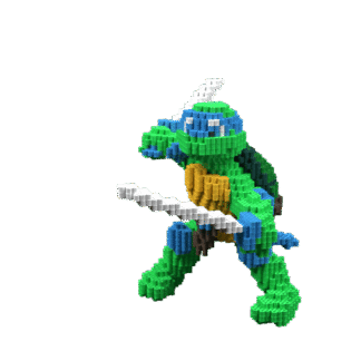 Patrón Leonardo (Tortuga Ninja) – fusebeads