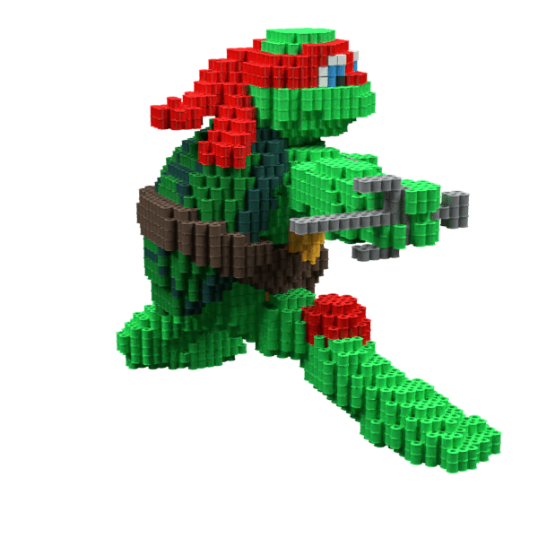 Patrón Raphael (Tortuga Ninja) – fusebeads