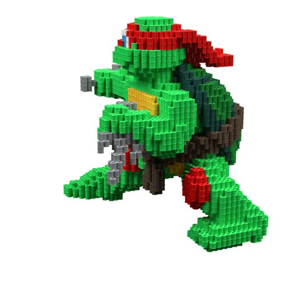 Patrón Raphael (Tortuga Ninja) – fusebeads