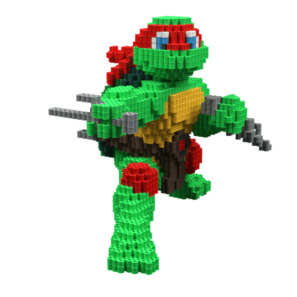 Patrón Raphael (Tortuga Ninja) – fusebeads