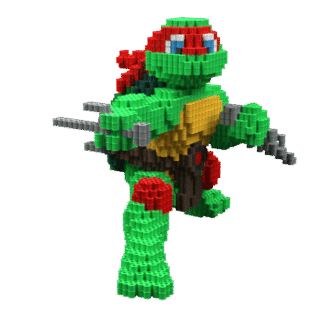Patrón Raphael (Tortuga Ninja) – fusebeads
