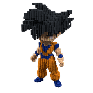 Patrón Goku V2 (Dragon Ball) – fusebeads