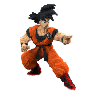 Patrón Goku Senior (Dragon Ball) – fusebeads