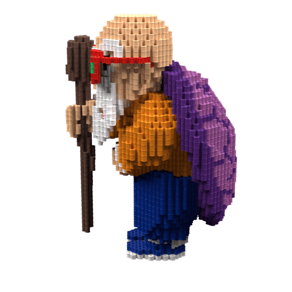 Patrón Muten-Roshi (Dragon Ball) – fusebeads