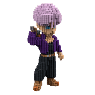 Patrón Trunks (Dragon Ball) – fusebeads