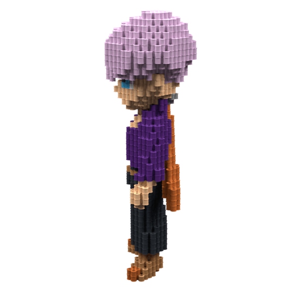Patrón Trunks (Dragon Ball) – fusebeads