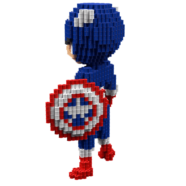 Patrón Capt America V1 – fusebeads