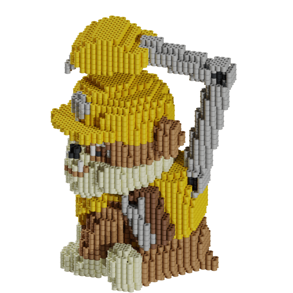 Patrón Rubble - Patrulla Canina – fusebeads