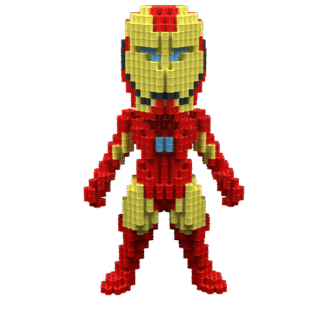 Patrón Ironman – fusebeads