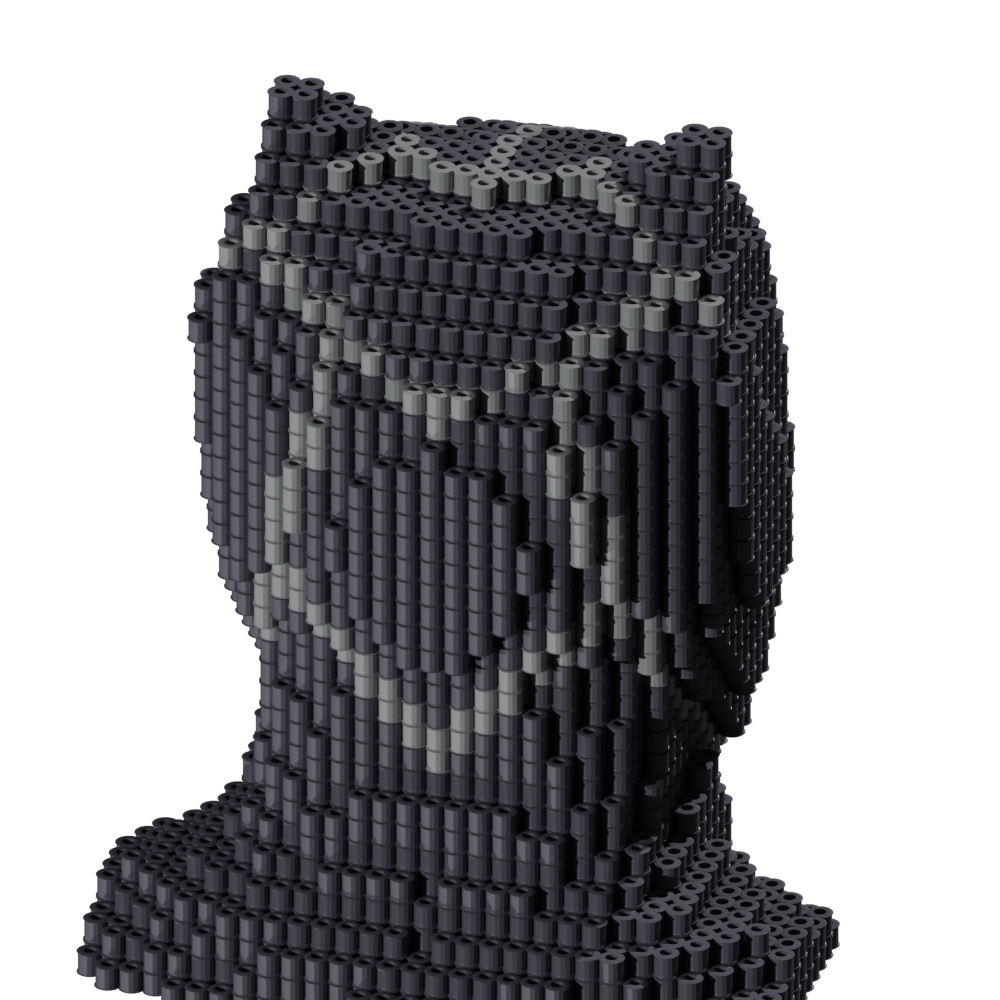 Patrón Busto Black Panther - Marvel – fusebeads