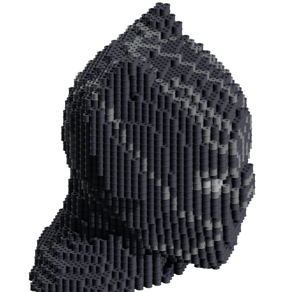 Patrón Busto Black Panther - Marvel – fusebeads