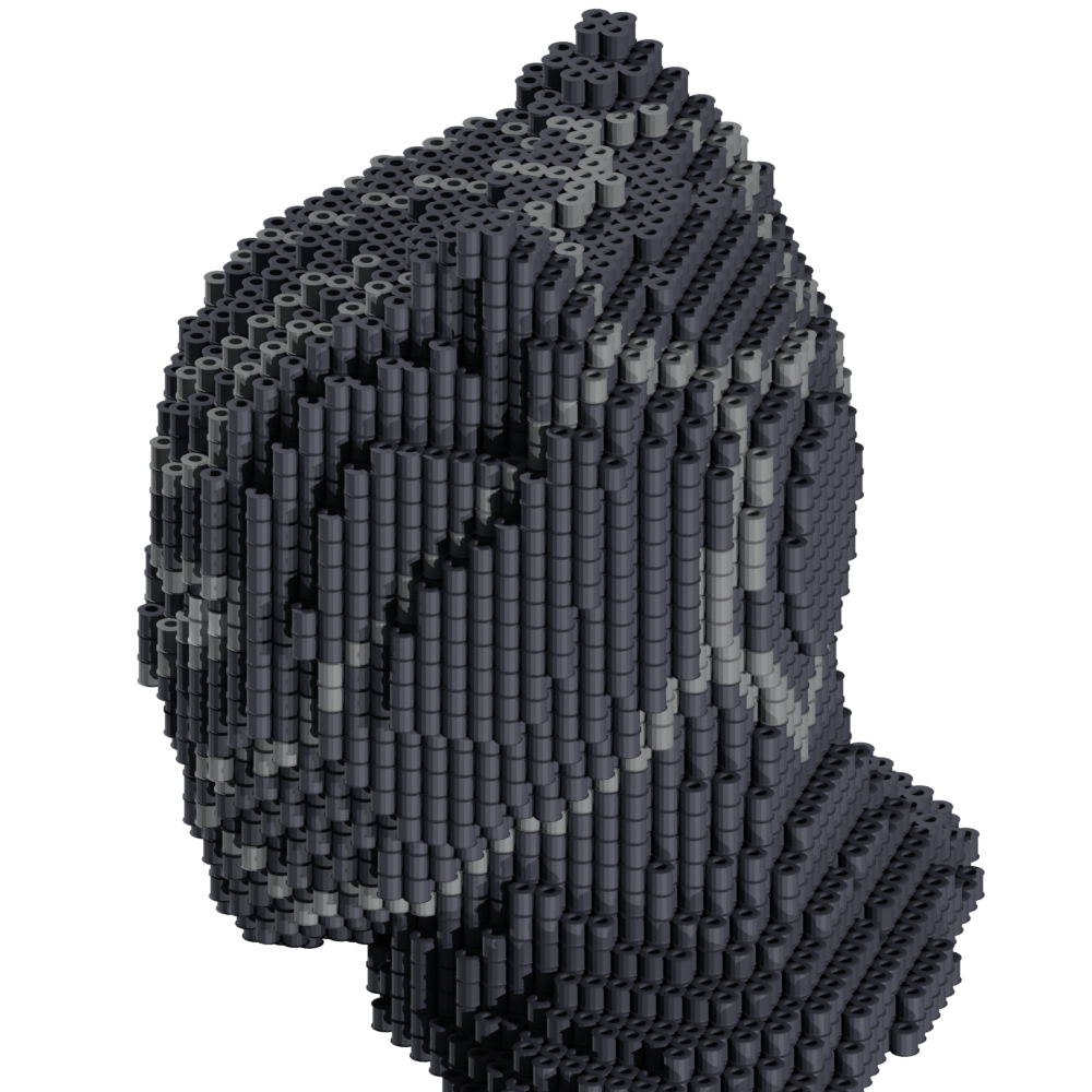 Patrón Busto Black Panther - Marvel – fusebeads