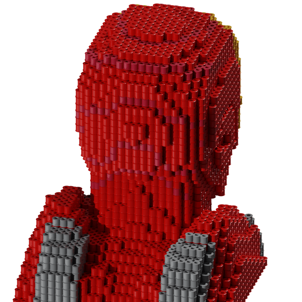 Patrón Busto Ironman La Era de Ultron.- Marvel – fusebeads