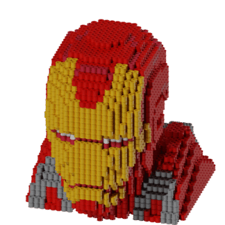 Patrón Busto Ironman La Era de Ultron.- Marvel – fusebeads