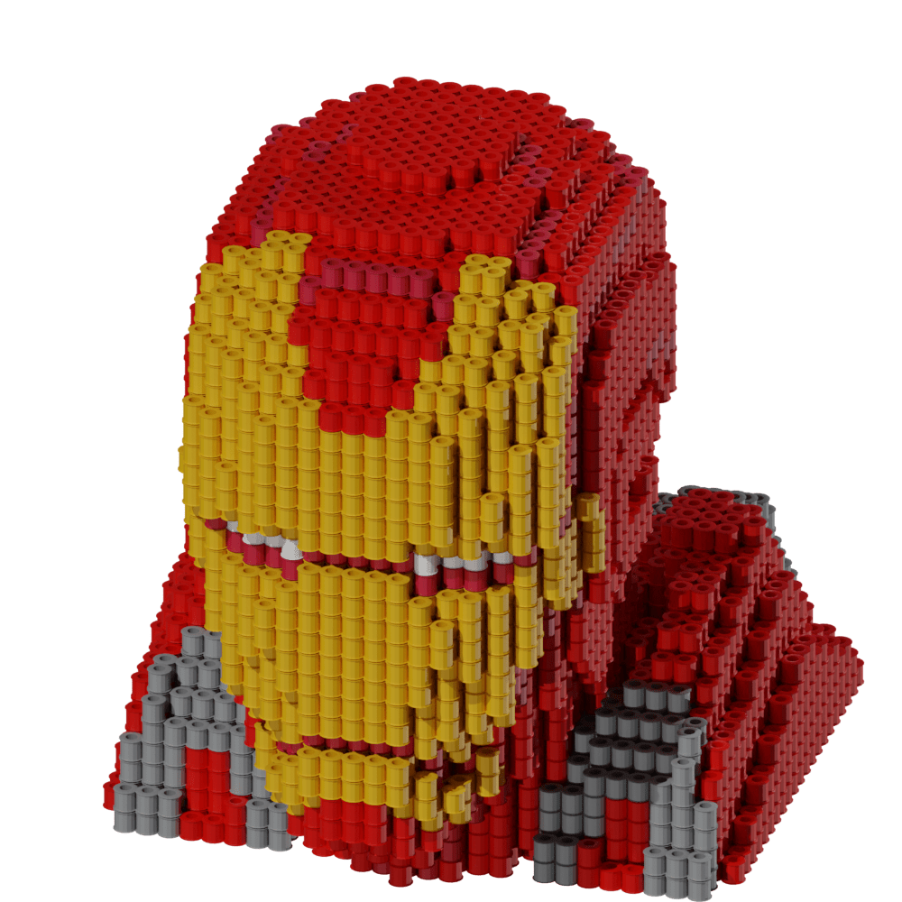 Patrón Busto Ironman La Era de Ultron.- Marvel – fusebeads