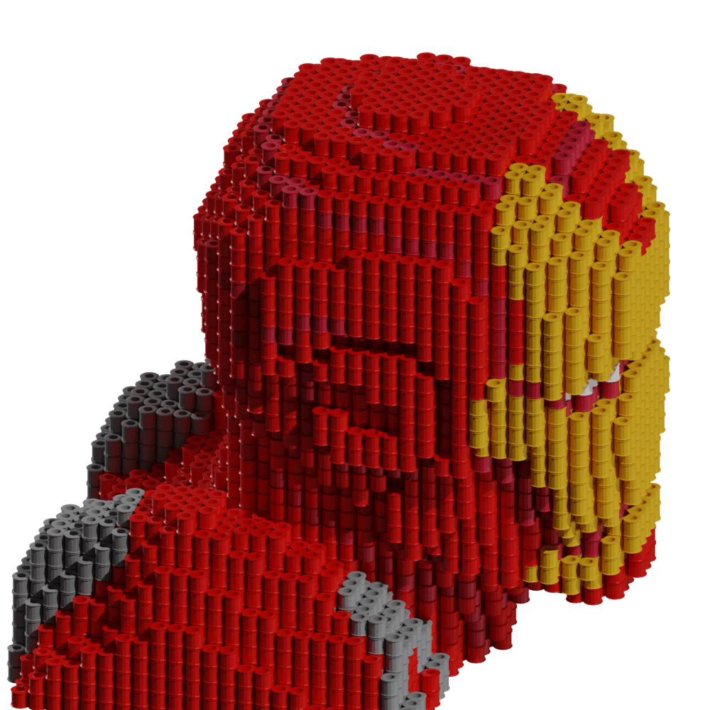 Patrón Busto Ironman La Era de Ultron.- Marvel – fusebeads