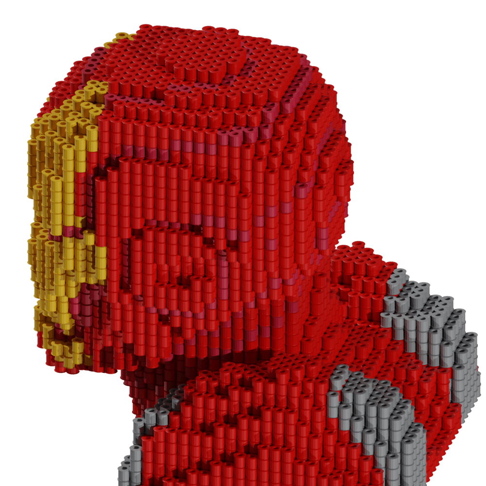 Patrón Busto Ironman La Era de Ultron.- Marvel – fusebeads