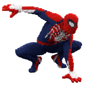 Patrón Spiderman Grande – fusebeads