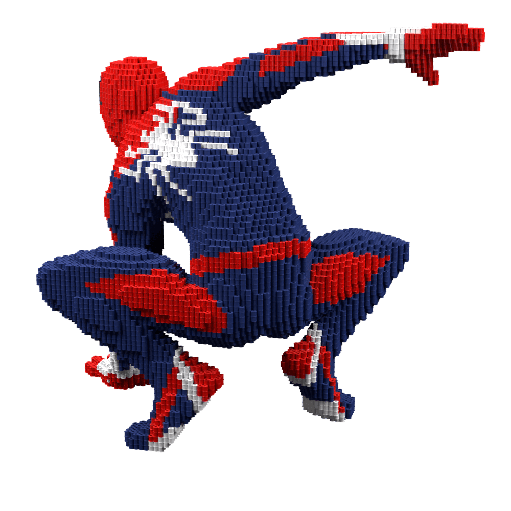 Patrón Spiderman Grande – fusebeads