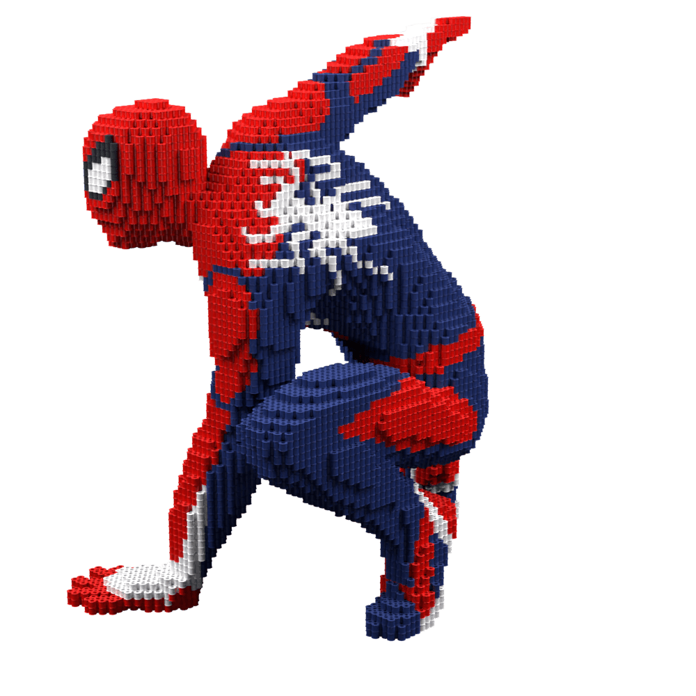 Patrón Spiderman Grande – fusebeads