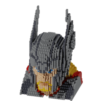 Patrón Busto Thor - Marvel – fusebeads