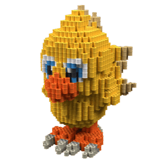 Patrón Chocobo tipo Chibi – fusebeads