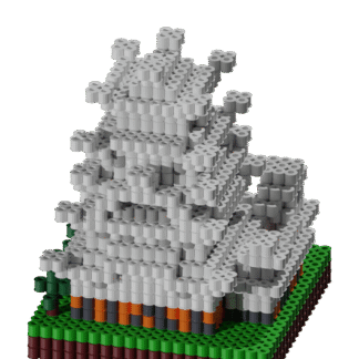 Patrón Castillo Himeji – fusebeads